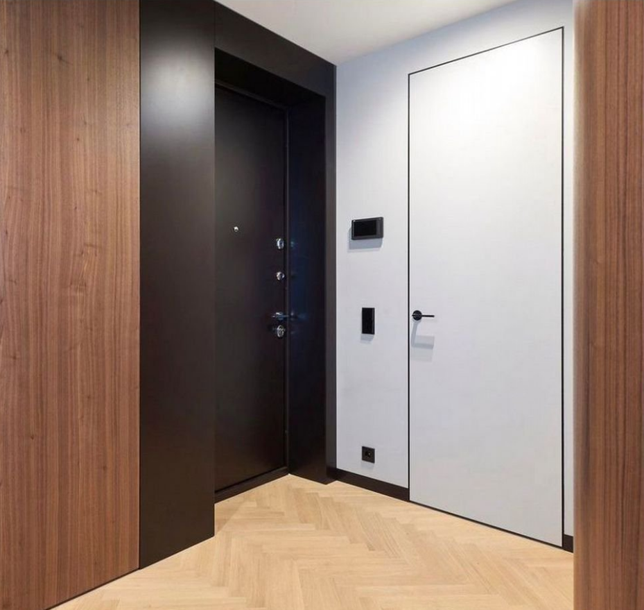 Двери со скрытыми петлями