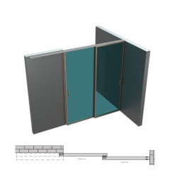 2 полотна в углу влево